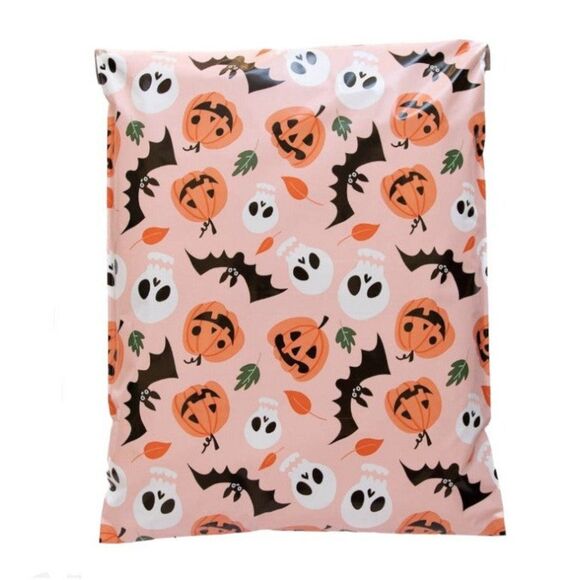 Halloween Poly Mailers Size 10x13 Pack of 20 Shipping Bags Fall Theme - Picture 1 of 1